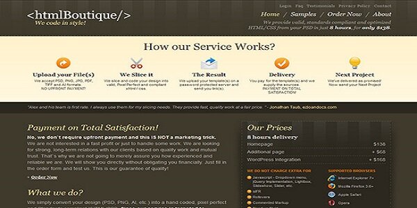 HTML BOUTIQUE