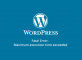Time limit in WordPress Without any Fatal Error